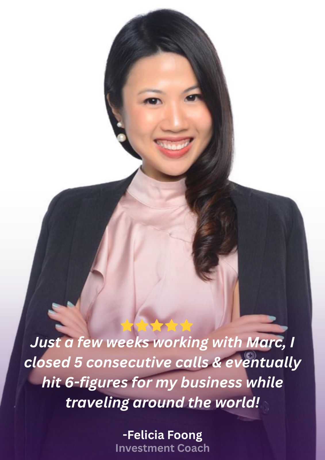 Client testimonial from Felicia