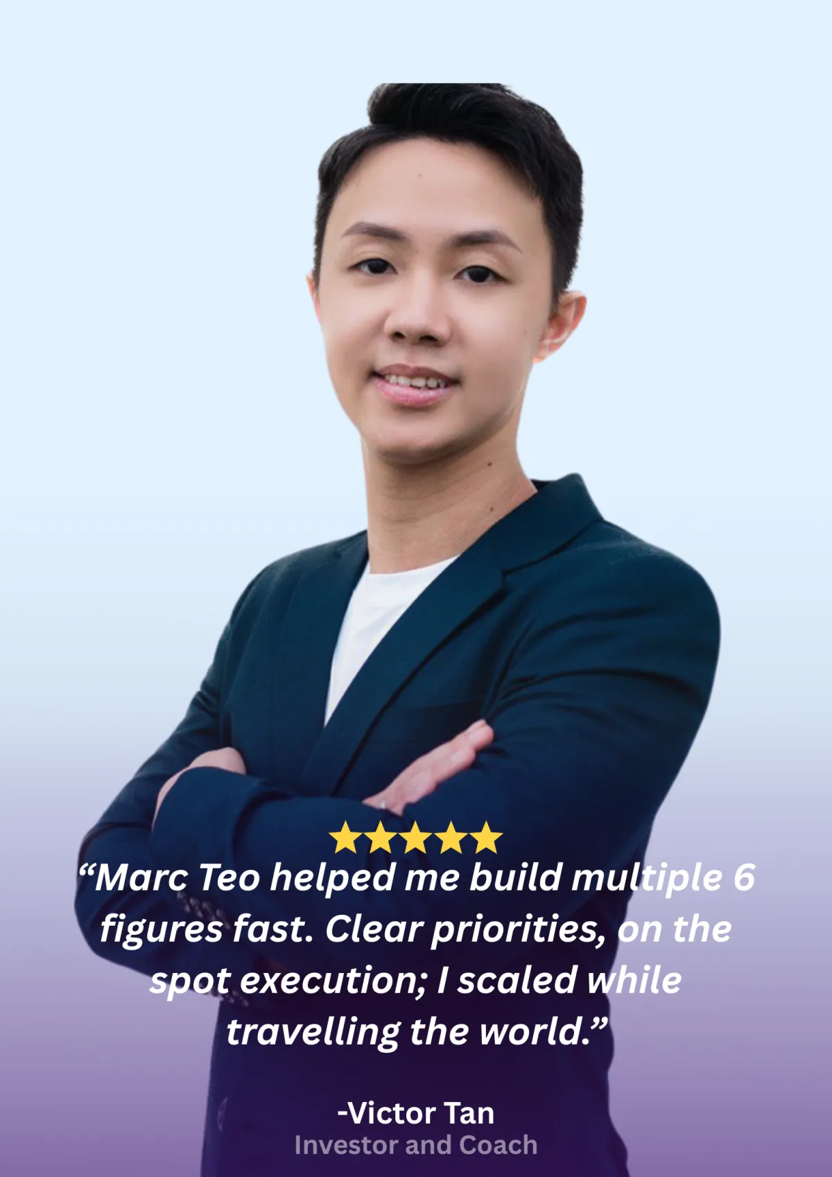 Client testimonial from Victor